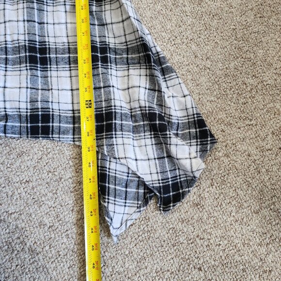 NWT Harlow & Rose Women's Plaid Casual Shirt Dress Size M - Picture 9 of 10